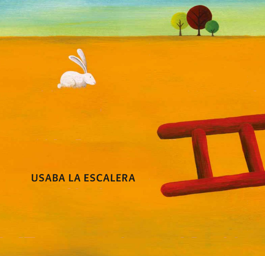Ilustración de La escalera roja