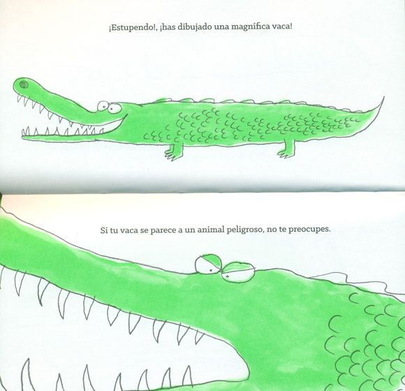 Ilustración de mejor libro para aprender a dibujar una vaca