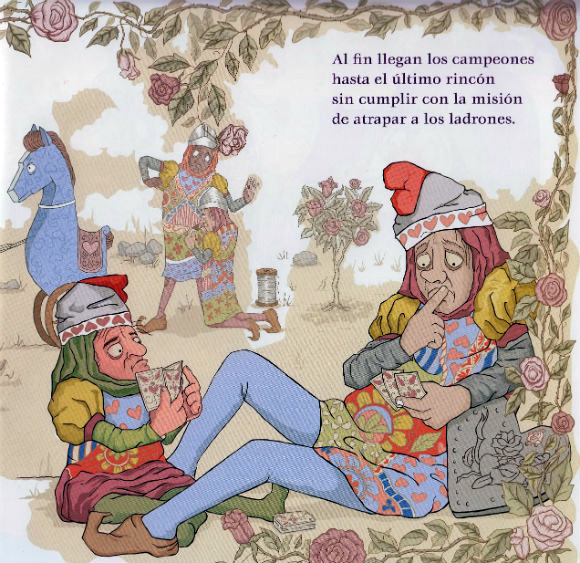 Ilustración de La Reina de Corazones o el Cantar de los Calzones 