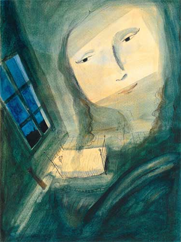 Ilustración de Mona Lisa. Leonardo da Vinci