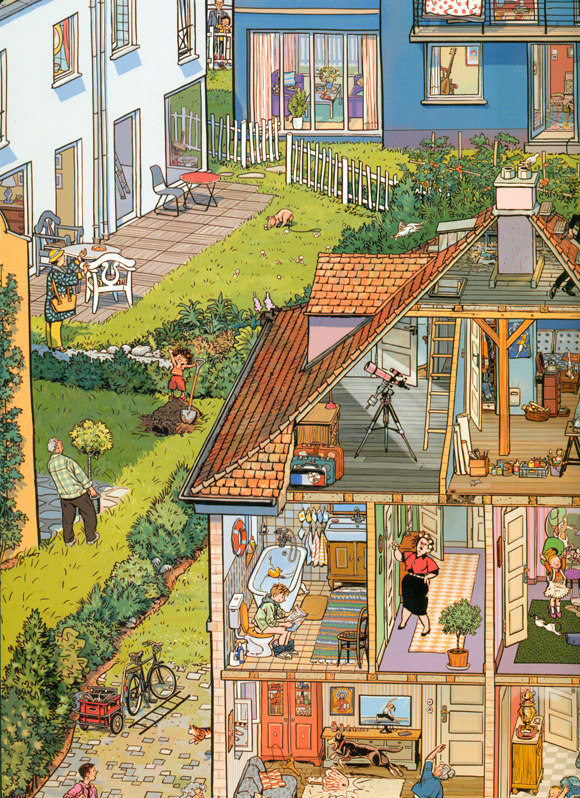 Ilustración de Nuestra casa. Una historia en dibujos