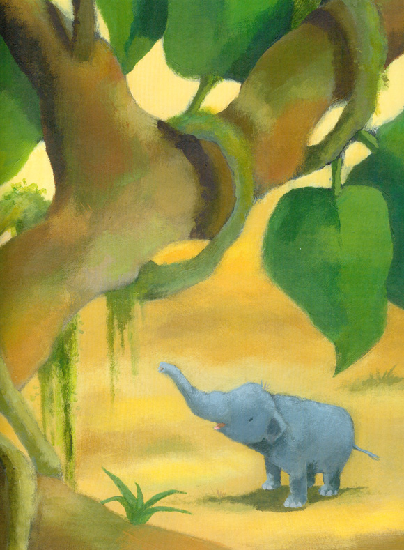 Ilustración de Tambo el pequeño elefante