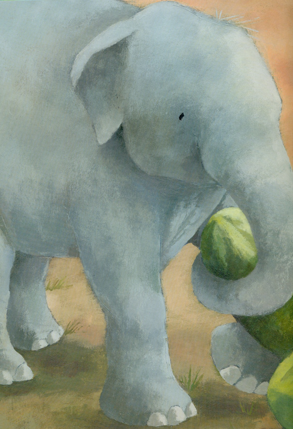 Ilustración de Tambo el pequeño elefante