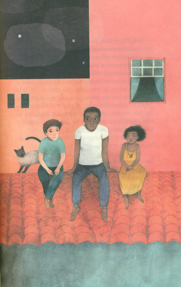 Ilustración de Alma y la isla