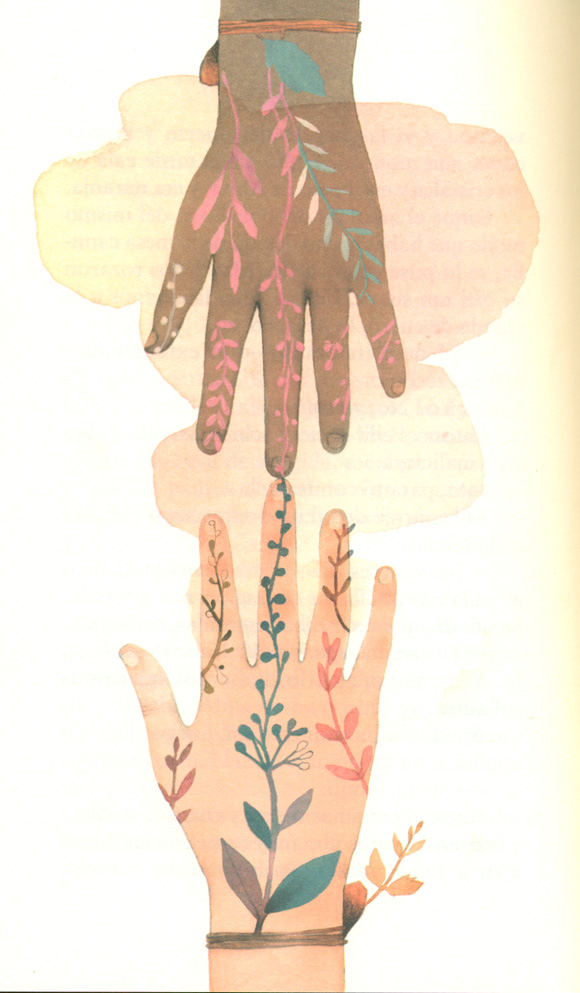 Ilustración de Alma y la isla