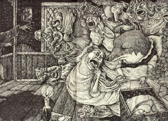 Ilustración de La madre y la muerte/ La partida