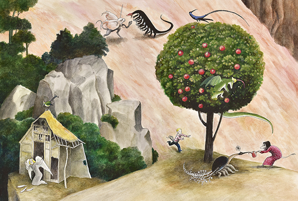 Ilustración de El Bosco