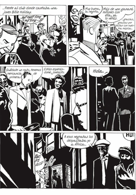 Ilustración de Billie Holiday