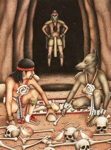 Ilustración de Quetzalcóatl