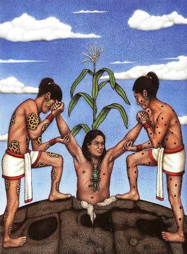 Ilustración de Quetzalcóatl
