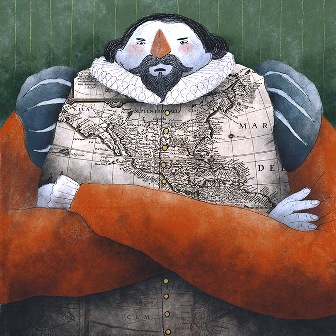 Ilustración de Miguel de Cervantes: Caballero de las desdichas