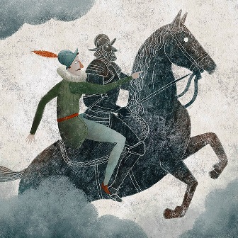 Ilustración de Miguel de Cervantes: Caballero de las desdichas