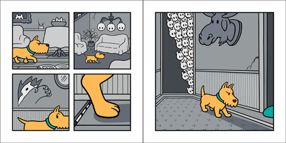 Ilustración de Los vecinos de Guau Guau son una pesadilla