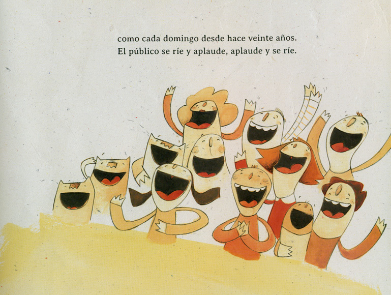 Ilustración de hombre bala