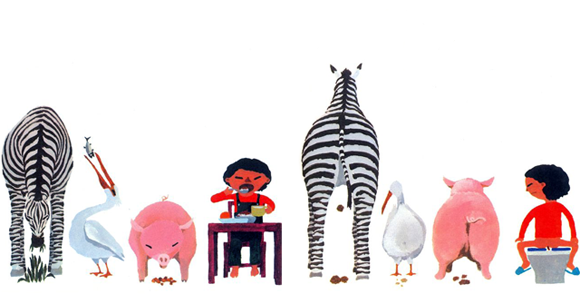 Ilustración de Todos hacemos caca