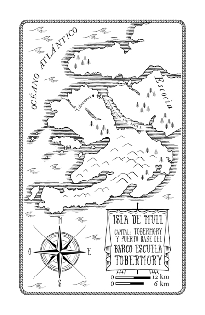 Ilustración de El barco escuela Tobermory