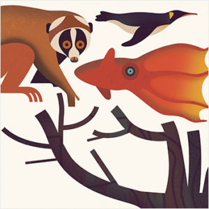 Ilustración de El curioso árbol prodigioso. Mundo natural