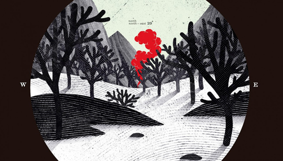 Ilustración de La piedra desobediente