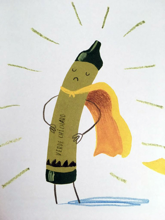 Ilustración de El día que los crayones regresaron a casa