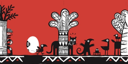 Ilustración de Al final de la fila
