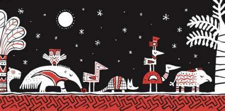 Ilustración de Al final de la fila