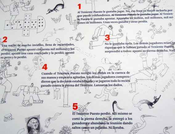 Ilustración de Una pierna