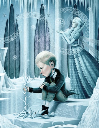 Ilustración de La reina de las nieves