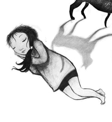 Ilustración de Rocco y la escalera de las puertas secretas