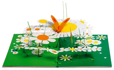 Ilustración de El jardín de las mariposas