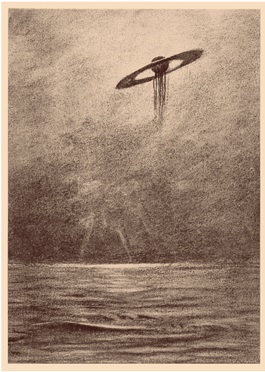 Ilustración de La Guerra de los Mundos