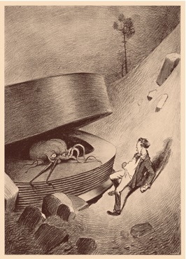 Ilustración de La Guerra de los Mundos