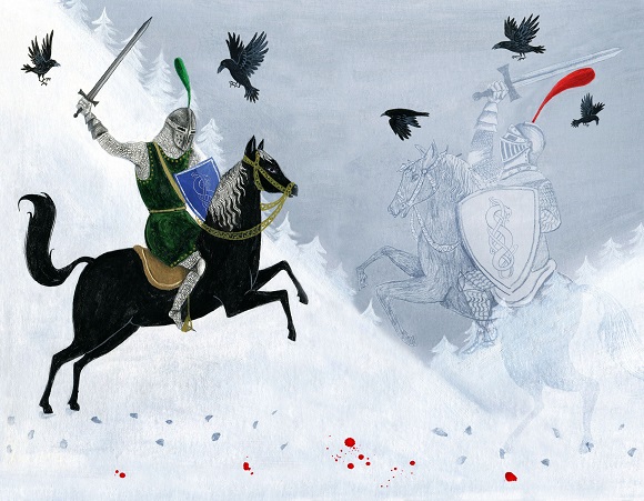Ilustración de El caballero doble