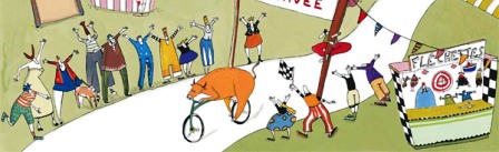Ilustración de Marta y la bicicleta