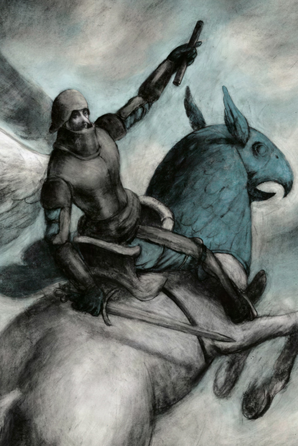 Ilustración de El Paraíso Perdido de John Milton