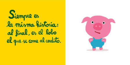 Ilustración de Comer un lobo