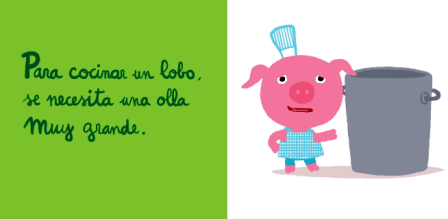 Ilustración de Comer un lobo