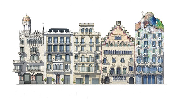 Ilustración de Barcelona Pop-up