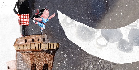 Ilustración de Tocar la luna