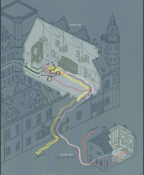 Ilustración de Trazado. Un atlas literario