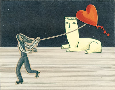 Ilustración de El elfo y la princesa