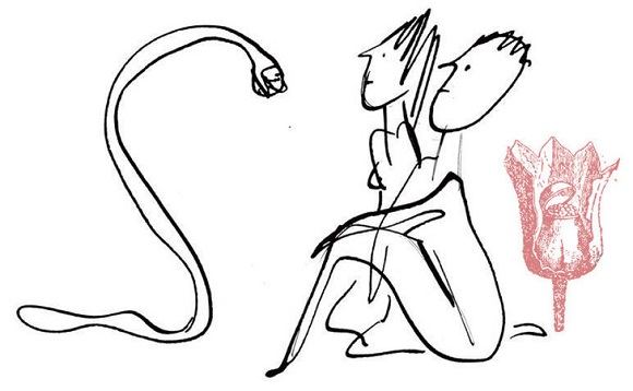 Ilustración de La biblia 