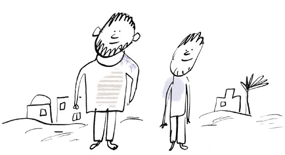 Ilustración de La biblia 