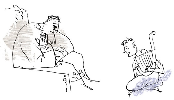 Ilustración de La biblia 