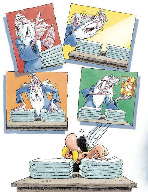 Ilustración de Las XII pruebas de Astérix