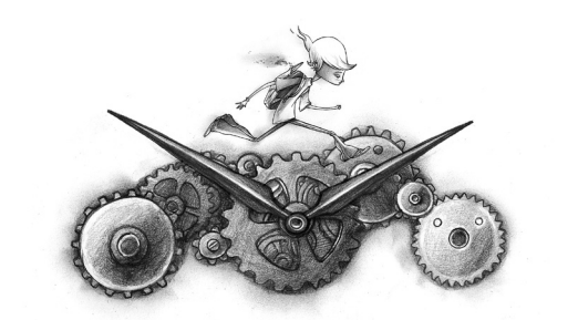 Ilustración de El ladrón de minutos