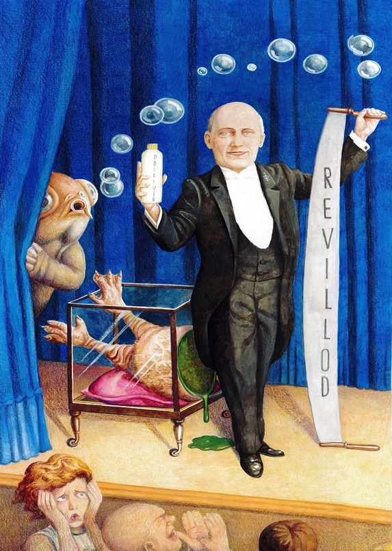 Ilustración de El Animalario Vertical del Profesor Revillod