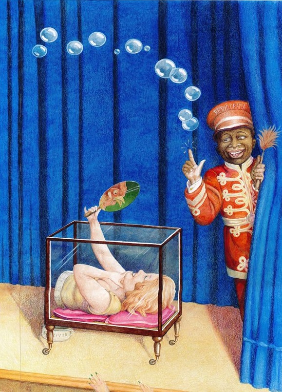 Ilustración de El Animalario Vertical del Profesor Revillod