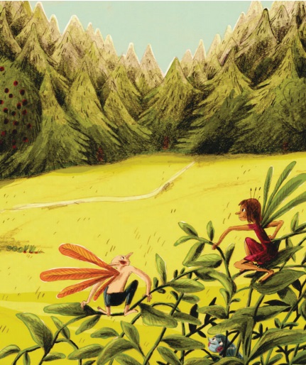 Ilustración de Imelda y el Rey de los Duendes