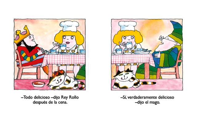 Ilustración de Minilibros Rey Rollo
