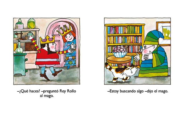 Ilustración de Minilibros Rey Rollo